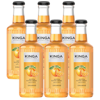 Kinga Sparclino Napój gazowany o smaku pomarańczowym 250 ml x 12 sztuk