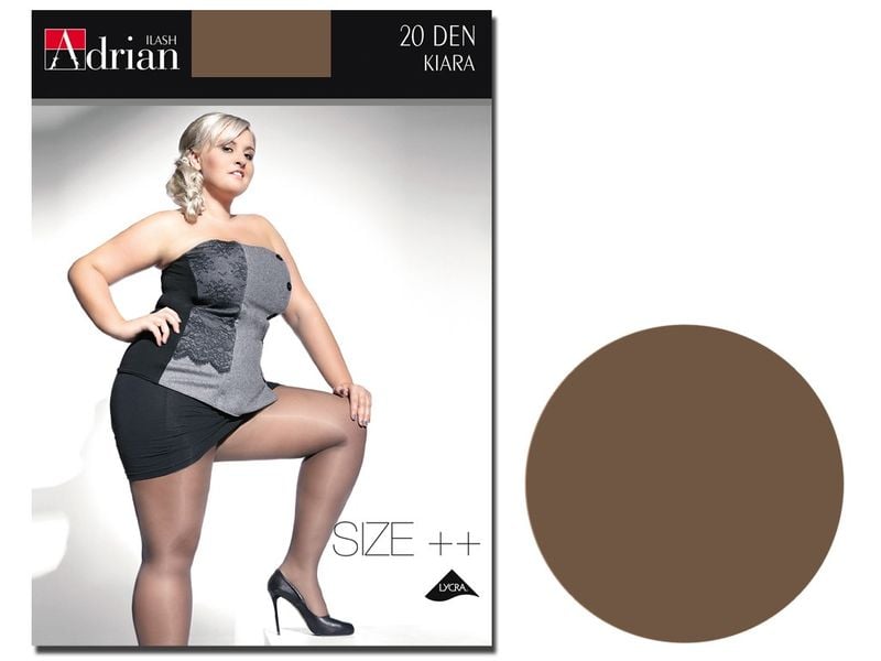 Rajstopy Kiara Adrian 20 den size plus 7 Nero zdjęcie 4