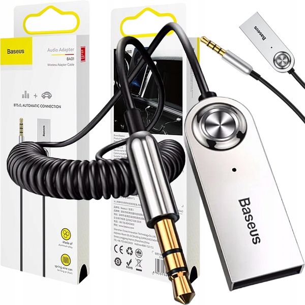 Baseus Transmiter Odbiornik Bluetooth Adapter AUX zdjęcie 1