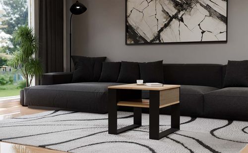 Ława Modern 2P MINI SLIM DĄB ARTISAN CZARNY na Arena.pl