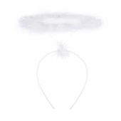 Opaska na głowę aureola biała anioł przebranie