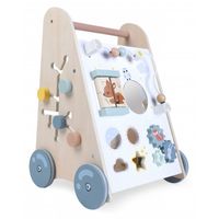 DREWNIANY PCHACZ CHODZIK EDUKACYJNY Z LABIRYNTEM SORTER OD 18M