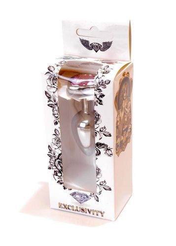 Plug-Jewellery Silver  Heart PLUG- Rose na Arena.pl