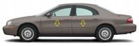 Mercury Sable 1996-2005 - Listwy chrom boczne drzwi chromowane