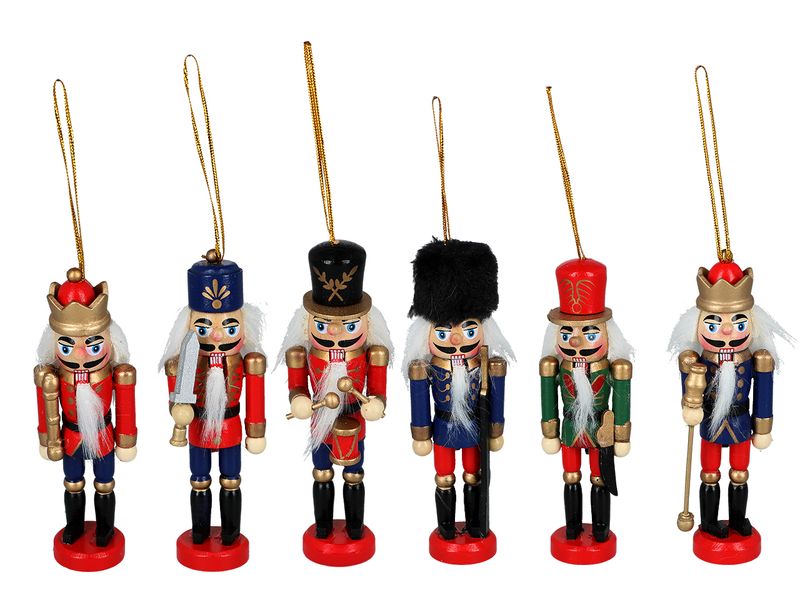 Kpl. 6 ozdób choinkowych - Ołowiany żołnierzyk zdjęcie 2