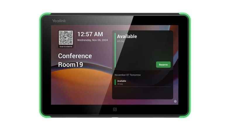 Yealink RoomPanel E2, Black 8" room zdjęcie 1