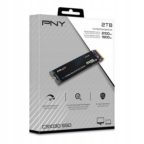 Dysk SSD PNY 2TB M.2 PCIe NVMe CS1030 na Arena.pl