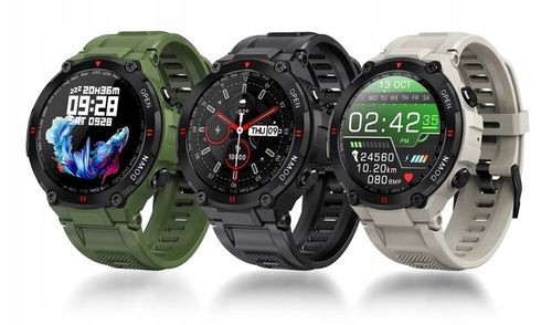 MOCNY WOJSKOWY ZEGAREK MĘSKI SMARTWATCH PULSOMETR ROZMOWY SMS POLSKIE MENU na Arena.pl