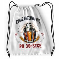 Plecak Urodziny 30 30Te Sportowy Szkolny Worek Z Nadrukiem Ze Zdjęciem