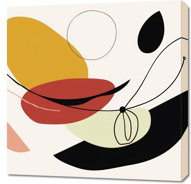 Obraz 70x70cm Geometryczna Krzywizna zdjęcie 1