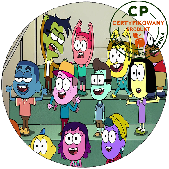 Opłatek na tort Greenowie zdjęcie 1