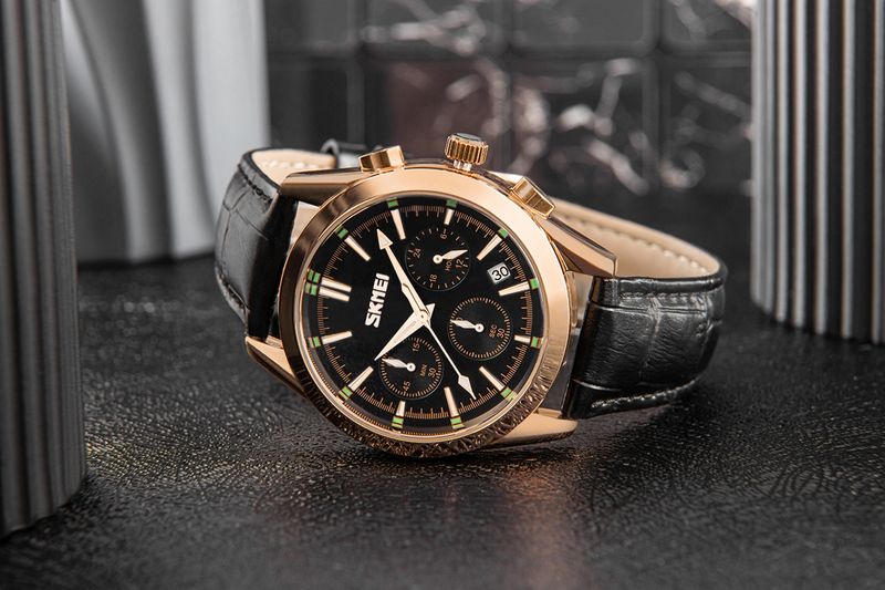 zegarek męski skmei 9127bk + box zdjęcie 6