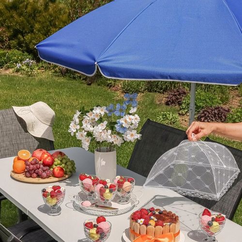 PARASOL PLAŻOWY Łamany REGULOWANY na BALKON Ogród Tadar Niebieski 200 cm na Arena.pl