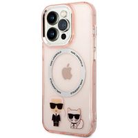 karl lagerfeld klhmp14lhkcp iphone 14pro 6,1 hardcase różowy/pink