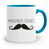 Kubek Błękitny Dla Taty Ojca Najlepszy Ojciec Tata Z Nadrukiem Ze Zdjęciem