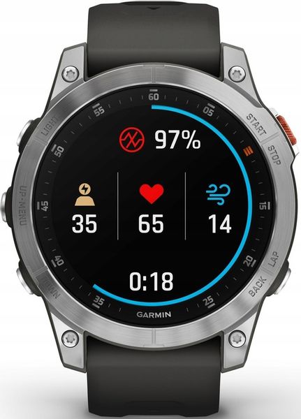 Smartwatch GARMIN Epix 2 Czarno-srebrny zdjęcie 11