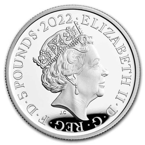 The Royal Tudor Beasts: Lion of England 2 uncje Srebra 2022 Proof na Arena.pl