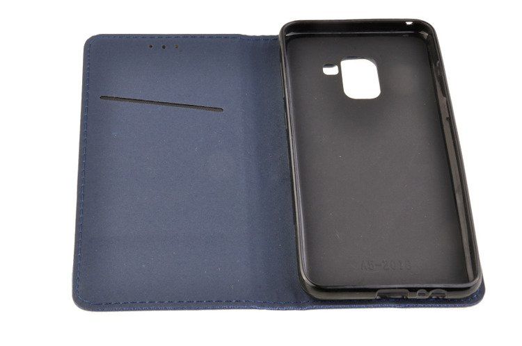 Etui Smart W2 do SAMSUNG GALAXY A8 2018 A530 niebieski zdjęcie 4