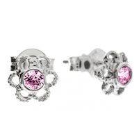 SREBRNE KOLCZYKI KWIATKI NA SZTYFT PRÓBA SREBRA 925 DOSTĘPNE RÓŻNE KOLORY