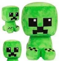 MINECRAFT ZIELONY LUDZIK DUŻA PLUSZOWA MASKOTKA PLUSZAK POSTAĆ Z GRY KRIPER