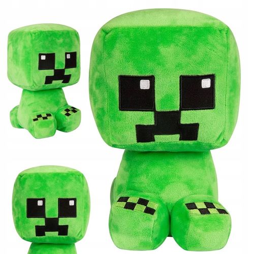 MINECRAFT ZIELONY LUDZIK DUŻA PLUSZOWA MASKOTKA PLUSZAK POSTAĆ Z GRY KRIPER na Arena.pl