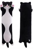 Długi Kot Kotek Czarny Maskotka Poduszka 90 Cm Pluszowa Zabawka Dla Dzieci