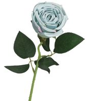 RÓŻA POJEDYNCZA JAK ŻYWA DUŻA 50CM SATYNOWA SZTUCZNE KWIATY RÓŻE