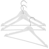 Wieszaki na ubrania białe obrotowe 42,5x24 cm 3 szt.