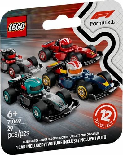 71049 - lego minifigures - bolid formuła f1 alpine na Arena.pl