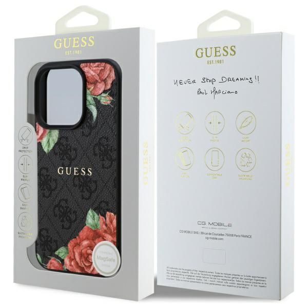 Etui Guess do iPhone 16 Pro, Czarny, MagSafe zdjęcie 8