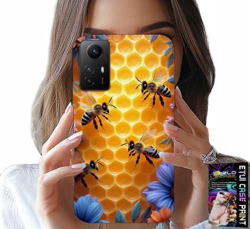 ETUI DO XIAOMI NOTE 12S 4G - PSZCZOŁY UL PLASTER MIODU PLECKI CASE na Arena.pl