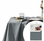 OBRUS PLAMOODPORNY Aura SZARY CIEMNY 140x200