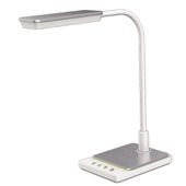 Biurkowa LAMPA stołowa Ika K-BL1027 biały Kaja stojąca LAMPKA metalowa LED 8W 3000 - 6000K biała