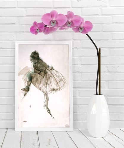 Study of a Ballet Dancer (recto), Edgar Degas - plakat 40x60 cm na Arena.pl