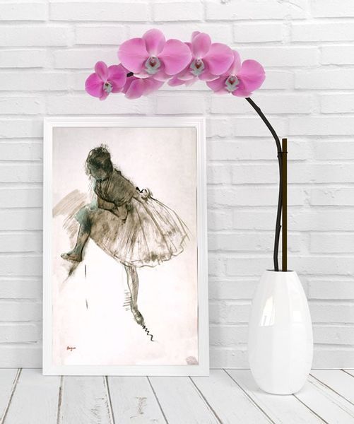Study of a Ballet Dancer (recto), Edgar Degas - plakat 40x60 cm zdjęcie 2