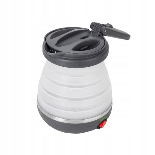 Czajnik Turystyczny Składany Silikonowy Szary AGD Drobne Do Kuchni 0,6L na Arena.pl