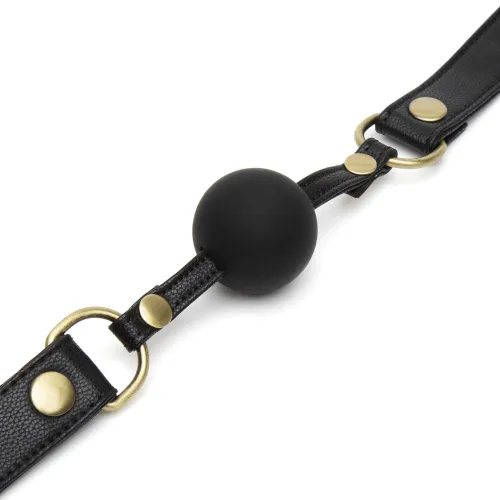 fifty shades of grey bound to you - pasek z kulką silikonową, czarno-złoty na Arena.pl