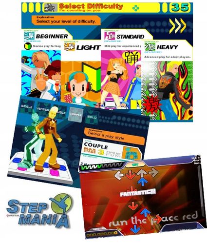 MATA DO TAŃCA DLA DZIECI DO TAŃCZENIA KOMPUTER GRA USB STEPMANIA na Arena.pl