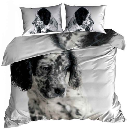 Pościel 3D bawełna satyna 160x200cm ŁATEK na Arena.pl