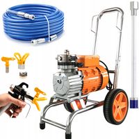PROFESJONALNY AGREGAT MALARSKI 20L/MIN 4000W LCD PISTOLET LANCA DYSZA HQ