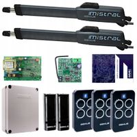 NAPĘD DO BRAMY SKRZYDŁOWEJ GENIUS-MISTRAL-400LS/KIT - ZESTAW DO BRAMY DWUSK