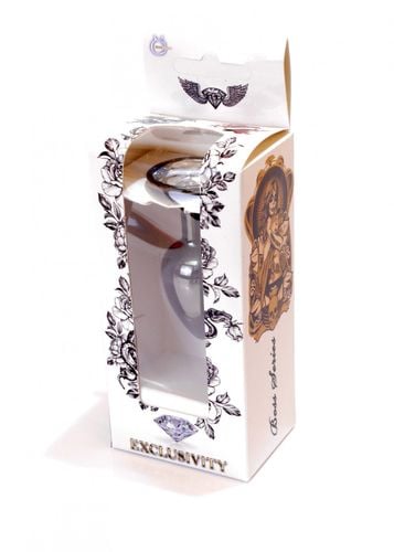 plug jewellery dark silver plug  clear na Arena.pl