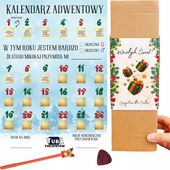KALENDARZ ADWENTOWY PLAKAT ZDRAPKA ZADANIA ADWENTOWE