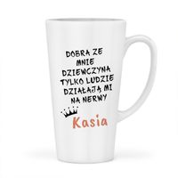 Kubek latte max z NADRUKIEM na PREZENT dla NIEJ dla Dziewczyny