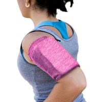 armband do biegania opaska na ramię na telefon xl różowa