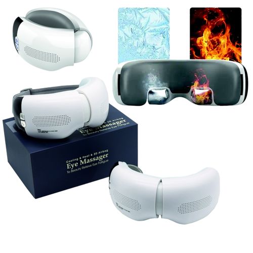 Masażer do oczu grzejący i chłodzący do masażu okolic oczu skroni twar na Arena.pl