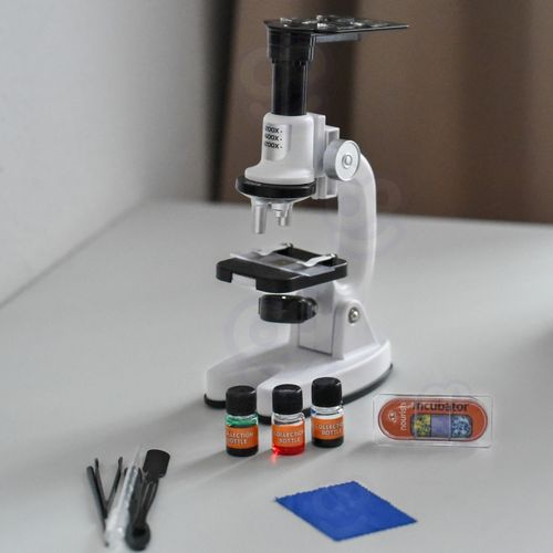 WOOPIE Mikroskop Cyfrowy LED Przybliżenie do 1200x Zestaw XXL z Adapterem do Smartfona na Arena.pl