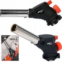 YATO PALNIK GAZOWY DO LUTOWANIA LAMPA LUTOWNICZA LUTOWNICA ZAPŁON