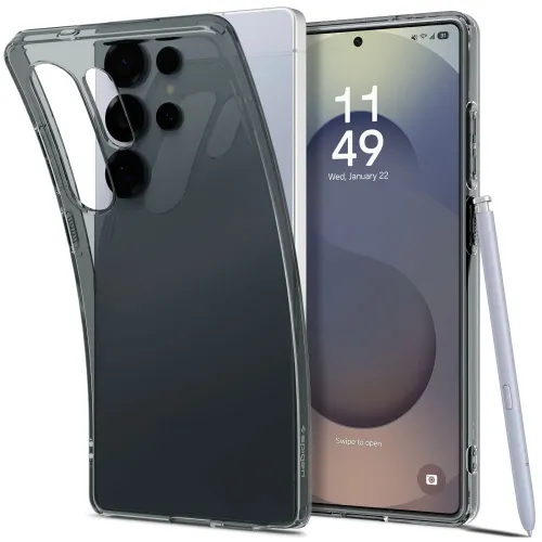 Etui Spigen Liquid Crystal na Samsung Galaxy S25 Ultra - półprzezroczyste na Arena.pl