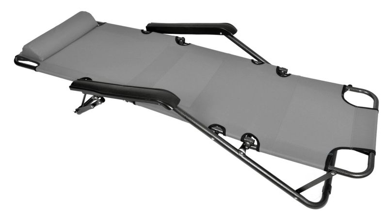 Fotel Leżak LEON grafit zdjęcie 9